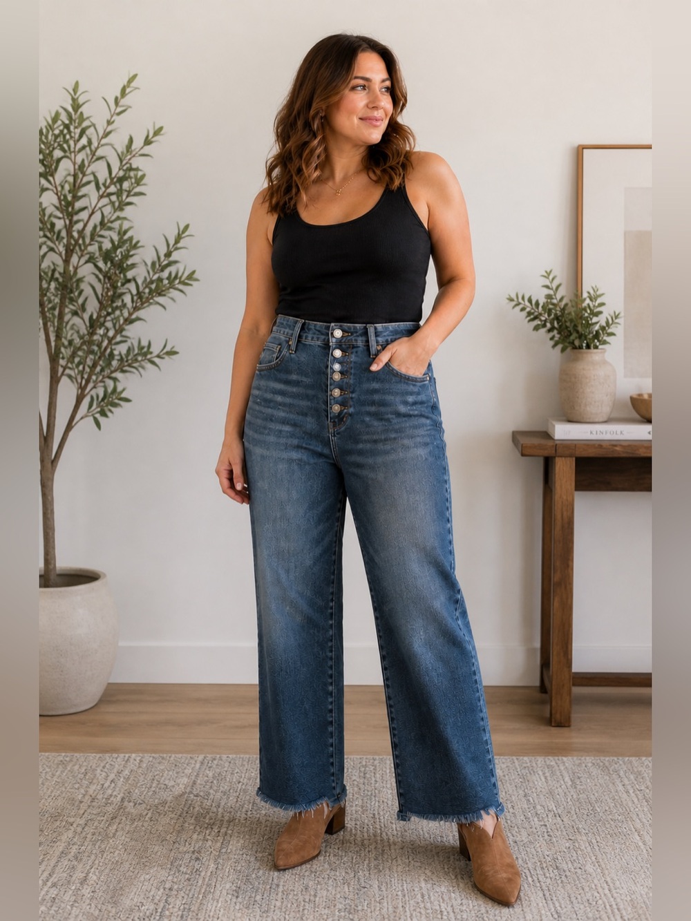 Judy Blue Straight Leg Denim Jeans